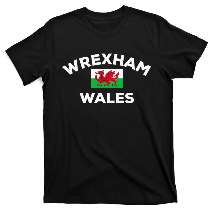 Wrexham Wales Welsh Flag City T-Shirt