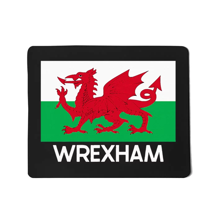 W.R.E.X.H.A.M Wales Welsh Flag Baner Y Ddraig Goch Mousepad