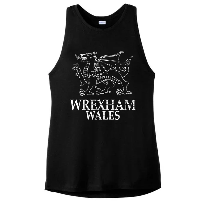 Wrexham Wales Ladies Tri-Blend Wicking Tank