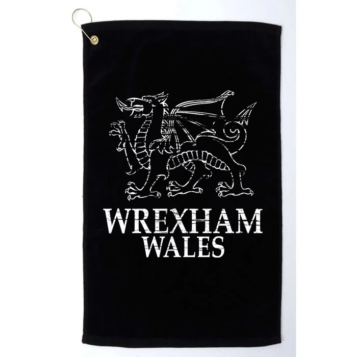 Wrexham Wales Platinum Collection Golf Towel