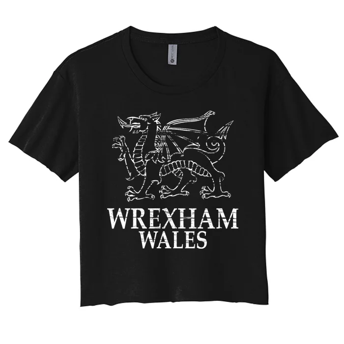 Wrexham Wales Women's Crop Top Tee