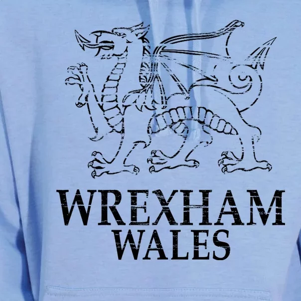 Wrexham Wales Unisex Surf Hoodie