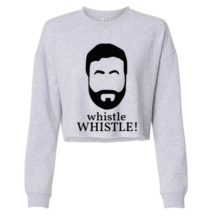 Whistle Whistle Cropped Pullover Crew