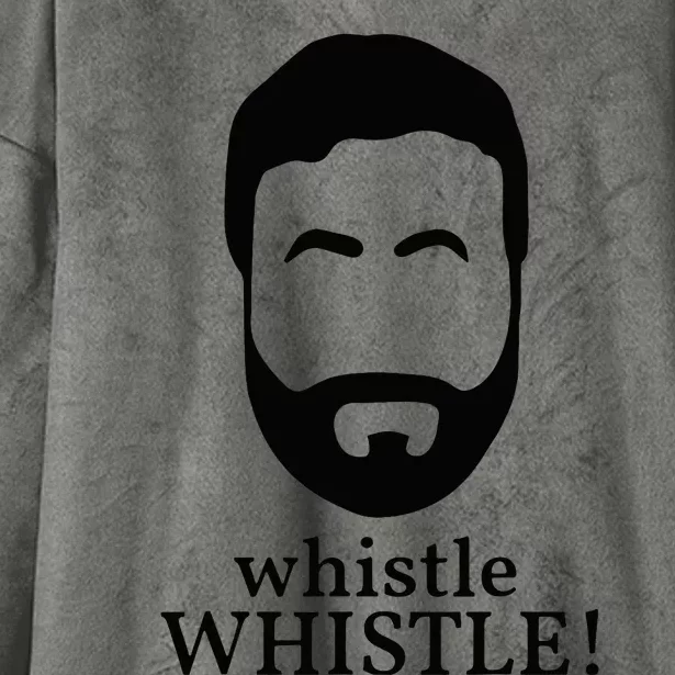 Whistle Whistle Hooded Wearable Blanket