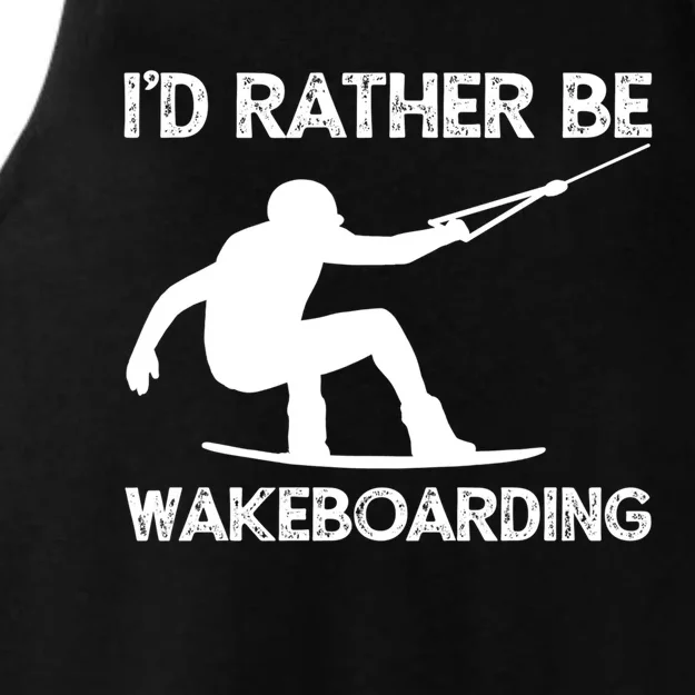 Wakeboarding Wakeboarder Wakeboard Funny Gift Ladies Tri-Blend Wicking Tank