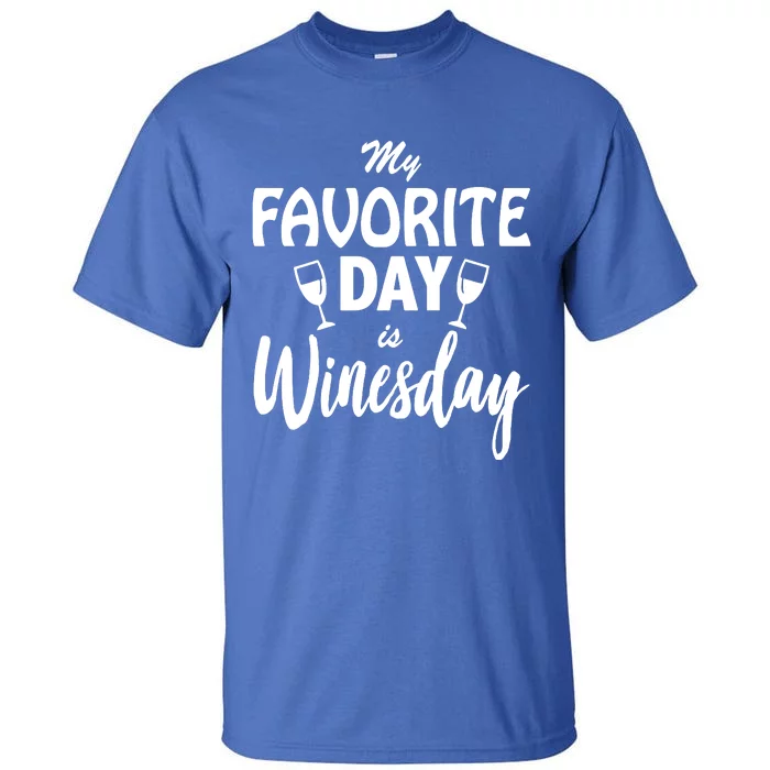 Winesday Wine Tall T-Shirt