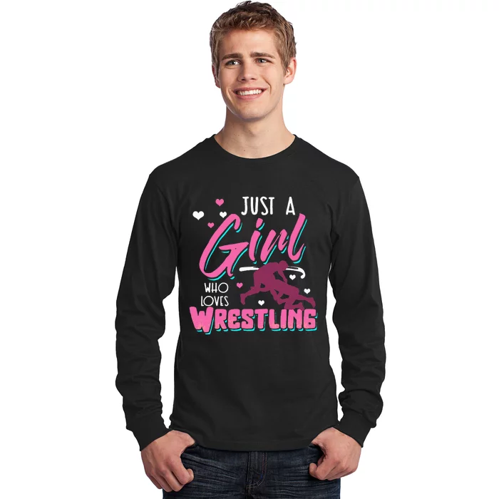 Wrestling Woman Wrestler Mother Battle Women Long Sleeve Shirt