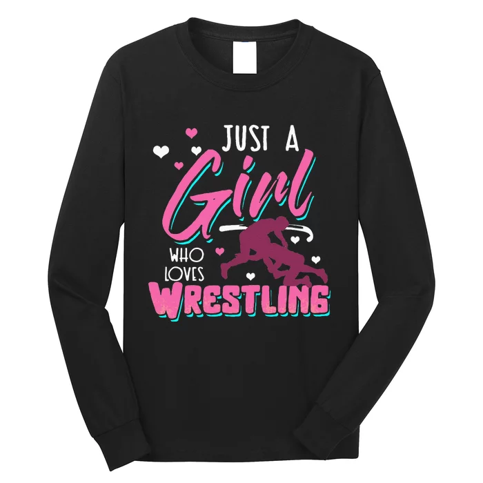 Wrestling Woman Wrestler Mother Battle Women Long Sleeve Shirt