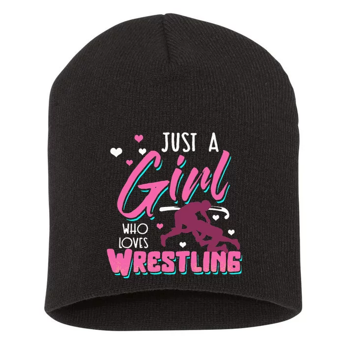 Wrestling Woman Wrestler Mother Battle Women Short Acrylic Beanie