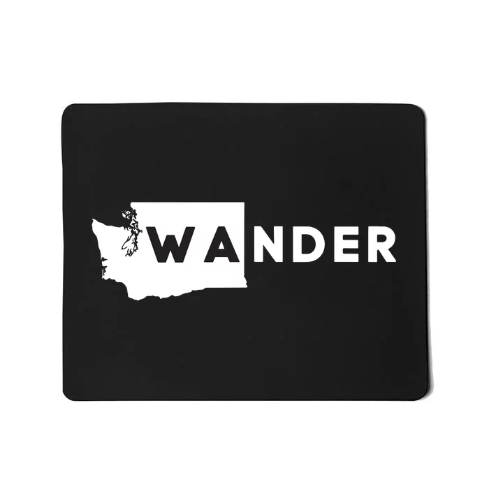 Wa Wander Washington Silhouette Mousepad