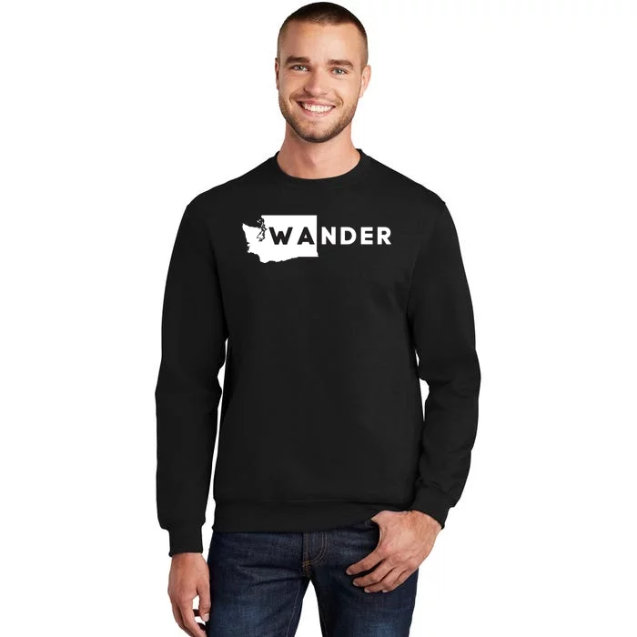 Wa Wander Washington Silhouette Tall Sweatshirt