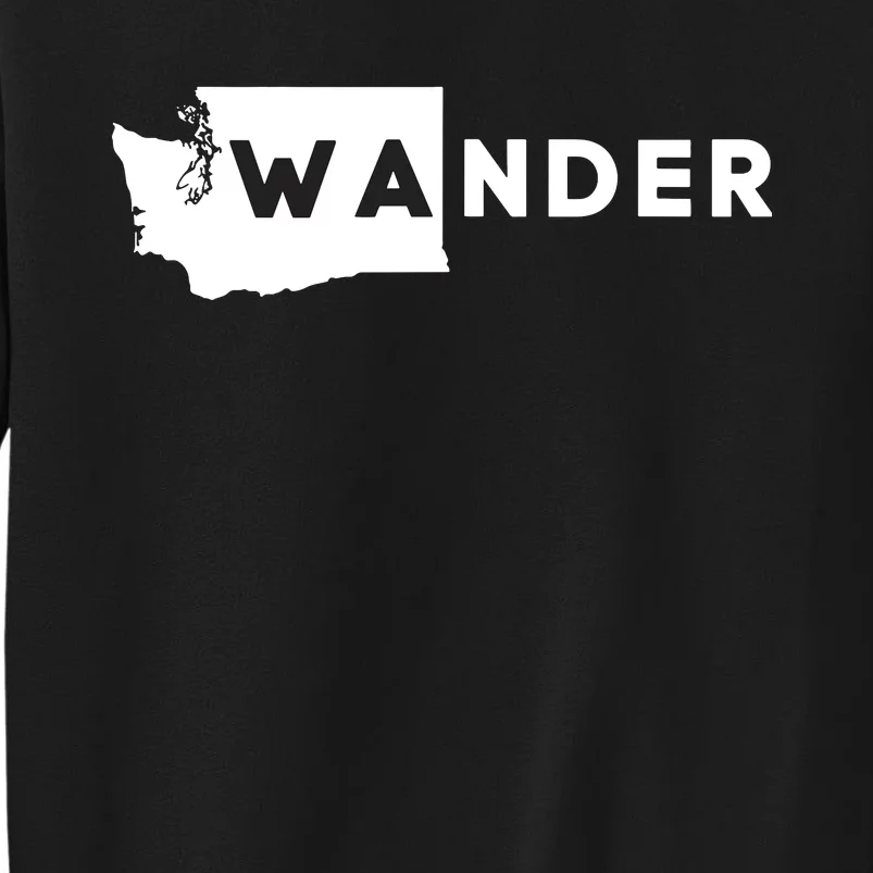 Wa Wander Washington Silhouette Tall Sweatshirt