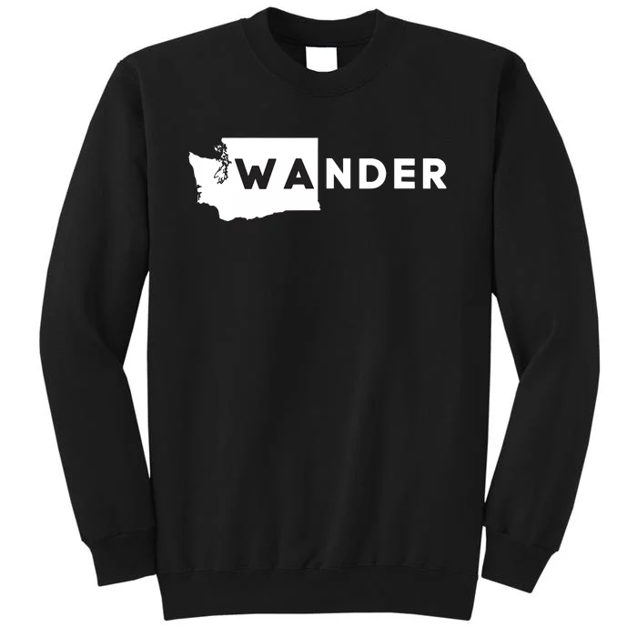 Wa Wander Washington Silhouette Tall Sweatshirt