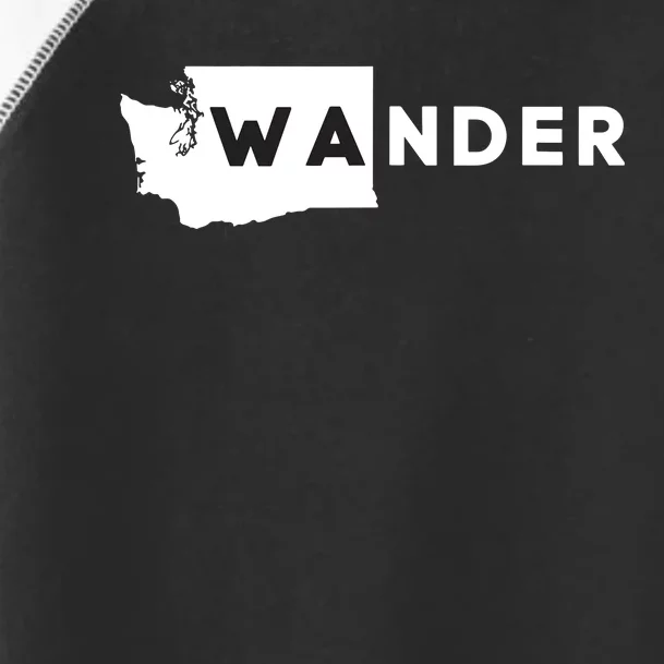 Wa Wander Washington Silhouette Toddler Fine Jersey T-Shirt