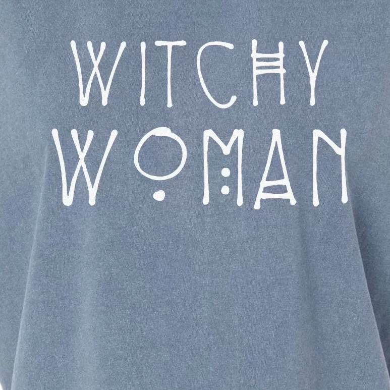 Witchy Woman Witch Wiccan And Pagan Gifts Halloween Garment-Dyed Women's Muscle Tee