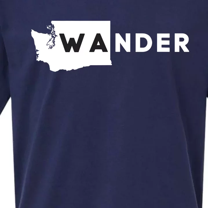 Wa Wander Washington Silhouette Sueded Cloud Jersey T-Shirt