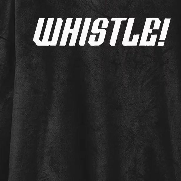 Whistle Whistle Hooded Wearable Blanket