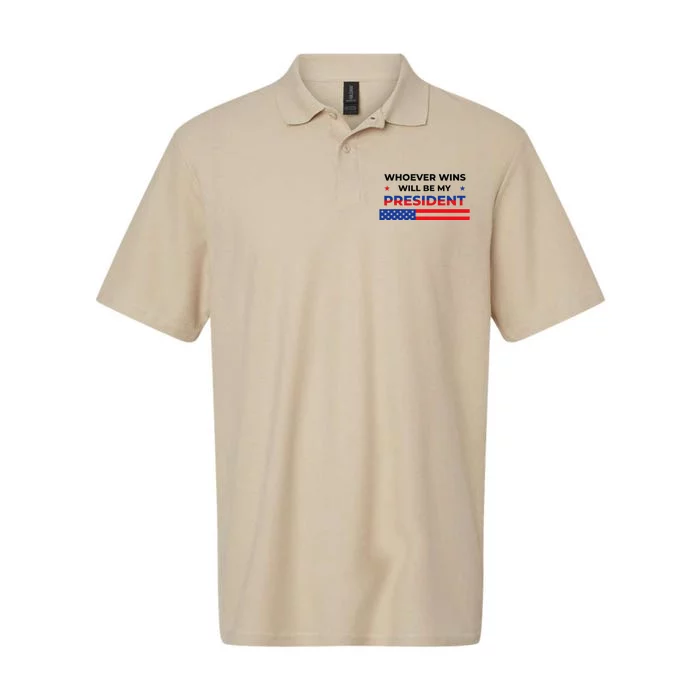 Whoever Wins Will Be My President Neutral Political Softstyle Adult Sport Polo