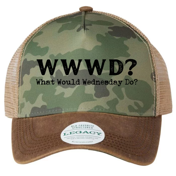 WWWD What Would Wednesday Do Legacy Tie Dye Trucker Hat