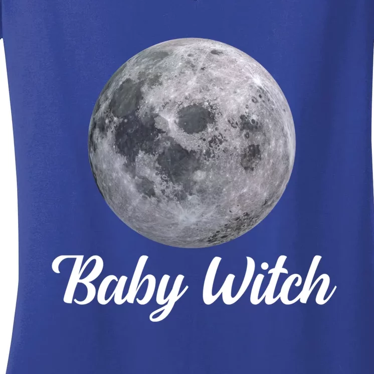 Witch Witchcraft Wicca Pagan Witches Moon Astrology Gift Women's V-Neck T-Shirt