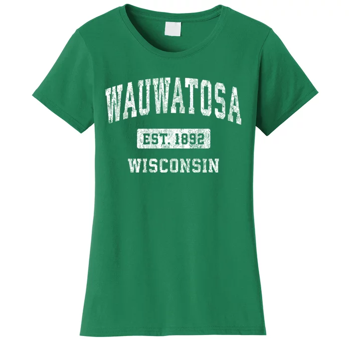 Wauwatosa Wisconsin Wi Vintage Sports Women's T-Shirt