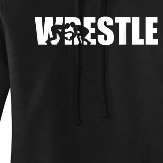 Wrestle Wrestling Women's Pullover Hoodie