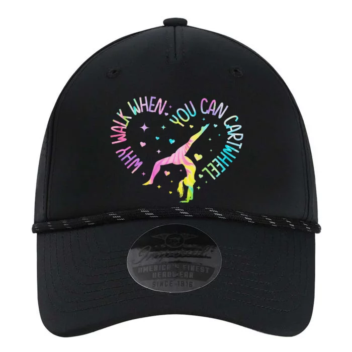 Why Walk When You Can Cartwheel Gymnast Gymnastic Girl Gift Performance The Dyno Cap