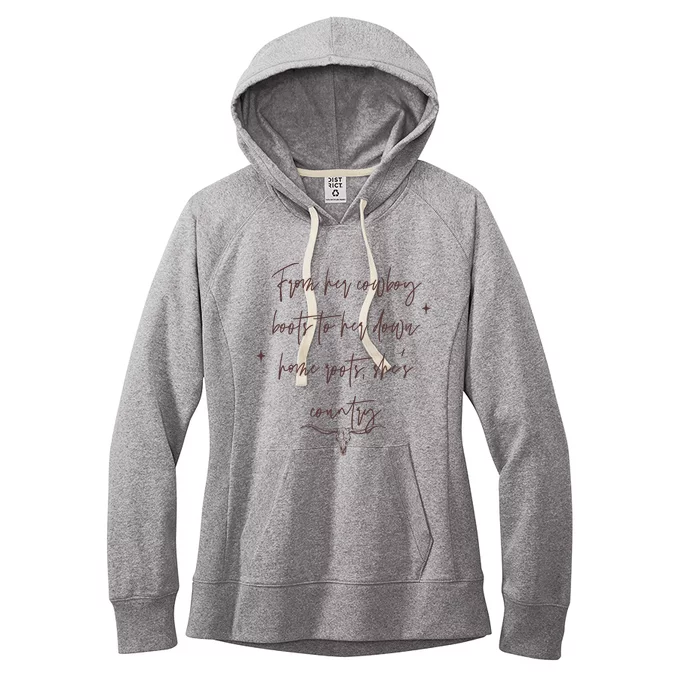 Western Wild West Country Girl Women's Fleece Hoodie