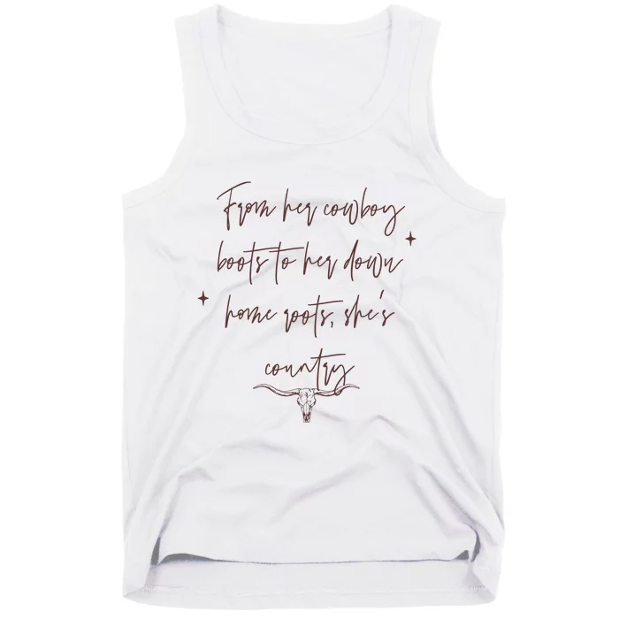 Western Wild West Country Girl Tank Top