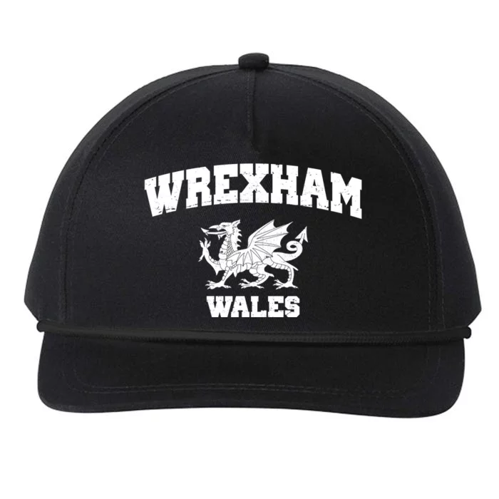 Wrexham Wales Welsh Flag Cymru Snapback Five-Panel Rope Hat