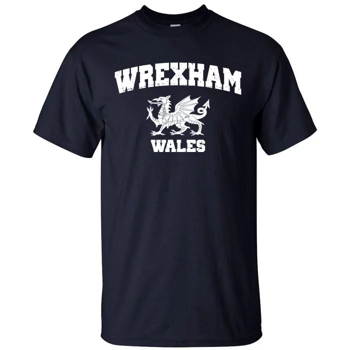 Wrexham Wales Welsh Flag Cymru Tall T-Shirt