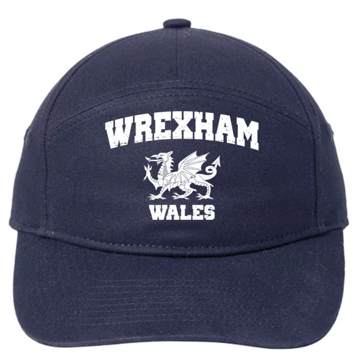 Wrexham Wales Welsh Flag Cymru 7-Panel Snapback Hat