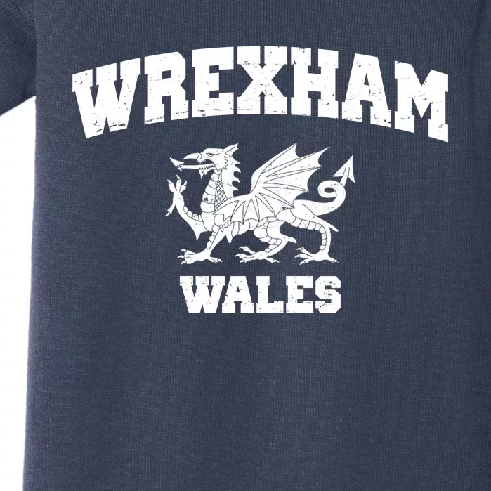 Wrexham Wales Welsh Flag Cymru Baby Bodysuit