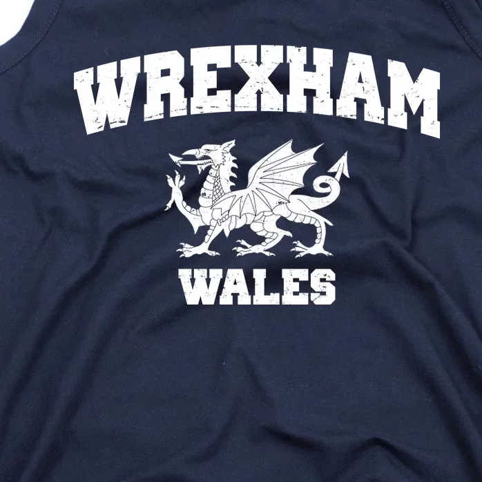 Wrexham Wales Welsh Flag Cymru Tank Top