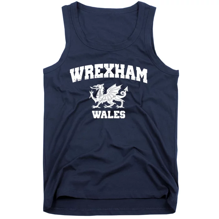 Wrexham Wales Welsh Flag Cymru Tank Top