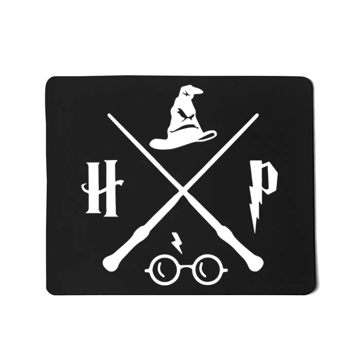 Wizard Wand Wizard Glasses Hp Mousepad