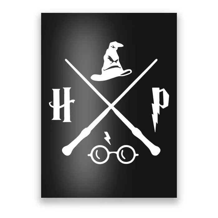 Wizard Wand Wizard Glasses Hp Poster