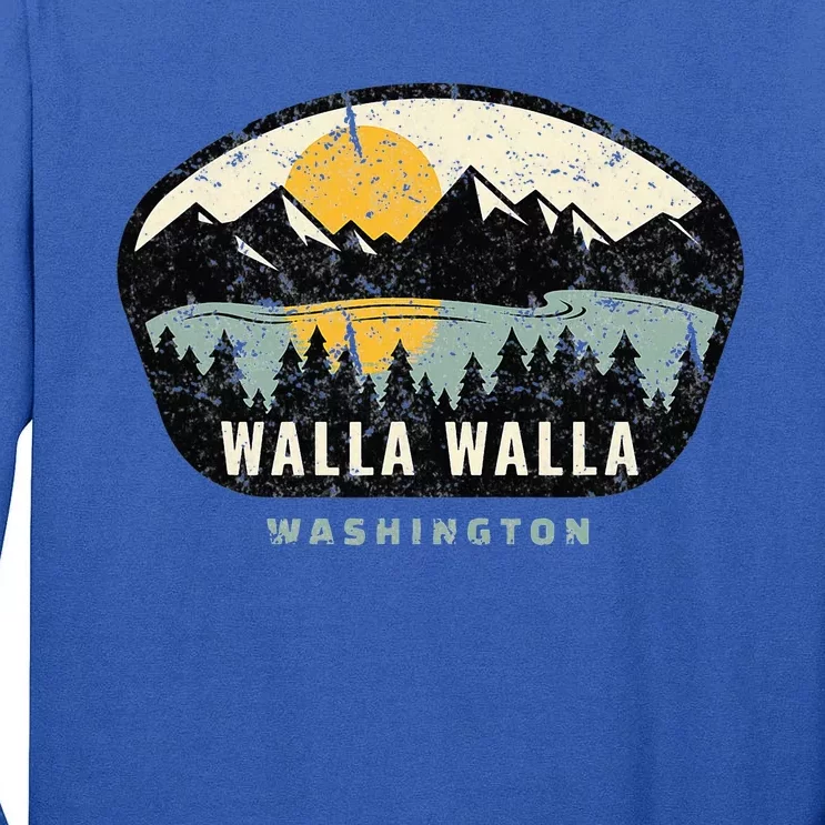 Walla Walla Washington W.A Vacation Souvenir Tall Long Sleeve T-Shirt