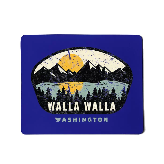 Walla Walla Washington W.A Vacation Souvenir Mousepad