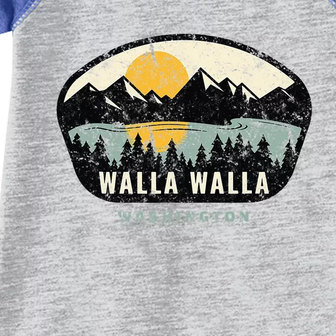 Walla Walla Washington W.A Vacation Souvenir Infant Baby Jersey Bodysuit