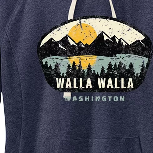 Walla Walla Washington W.A Vacation Souvenir Women's Fleece Hoodie