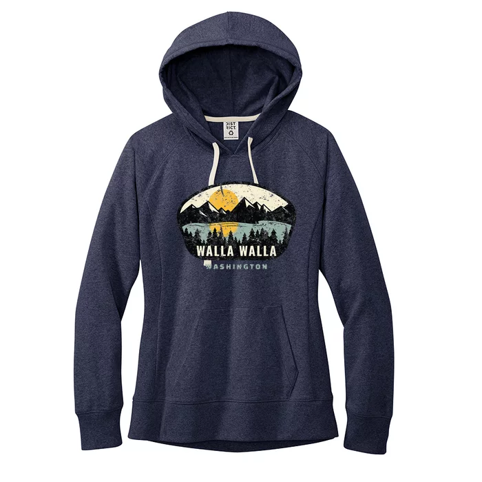 Walla Walla Washington W.A Vacation Souvenir Women's Fleece Hoodie