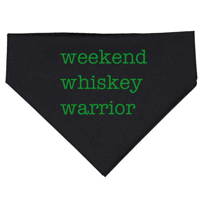 Weekend Whiskey Warrior USA-Made Doggie Bandana