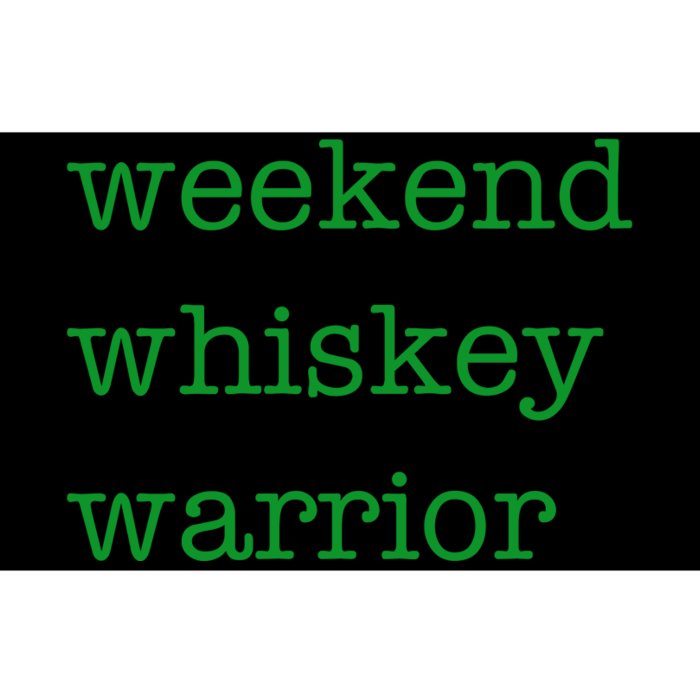 Weekend Whiskey Warrior Bumper Sticker