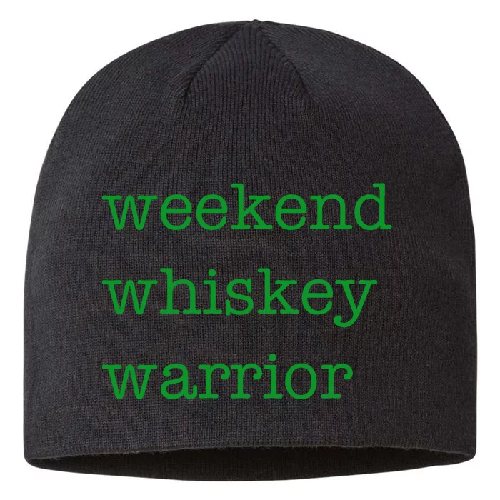 Weekend Whiskey Warrior 8 1/2in Sustainable Knit Beanie