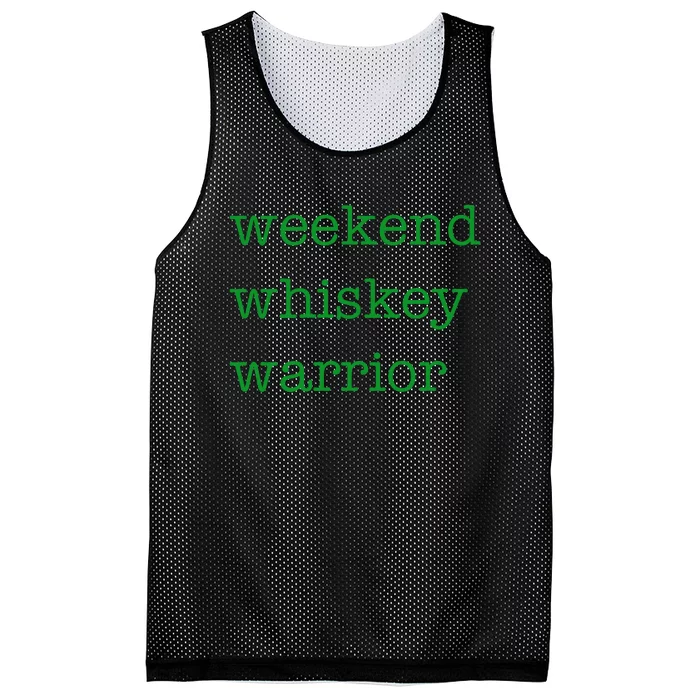 Weekend Whiskey Warrior Mesh Reversible Basketball Jersey Tank