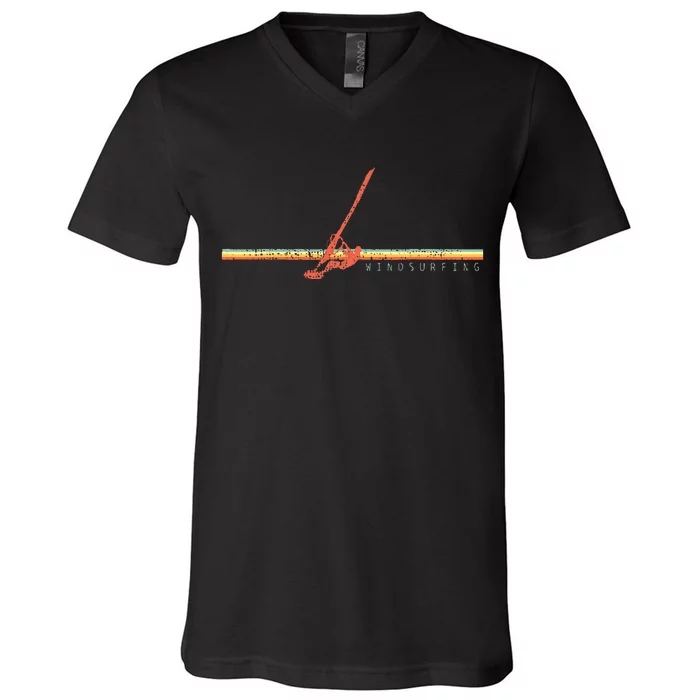 Windsurfing Windsurf Water Sports V-Neck T-Shirt