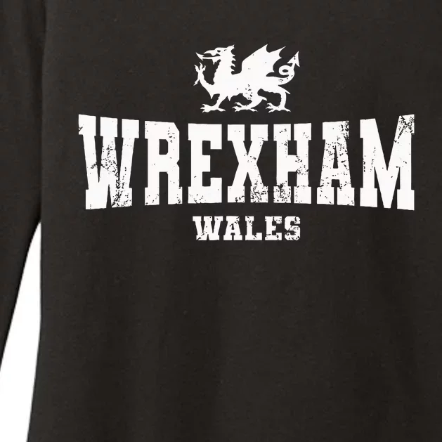 W.R.E.X.H.A.M. Wales Welsh Dragon Flag Cymru Womens CVC Long Sleeve Shirt