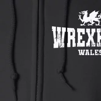 W.R.E.X.H.A.M. Wales Welsh Dragon Flag Cymru Full Zip Hoodie