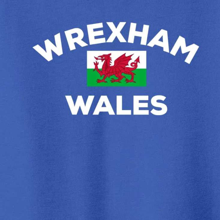 Wrexham Wales Welsh Flag City Gift Toddler T-Shirt